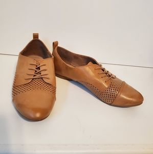 Leather oxfords